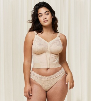 Sutien modelator lung, Triumph Doreen L02 Bej