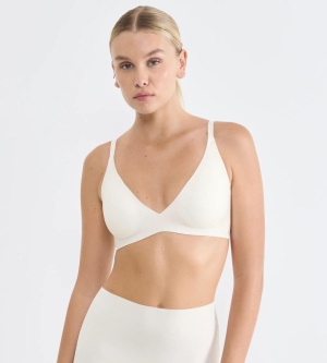 Sutien push-up cu burete detașabil, fără armătură, Sloggi ZERO Feel 2.0 THE UP P Bra Crem