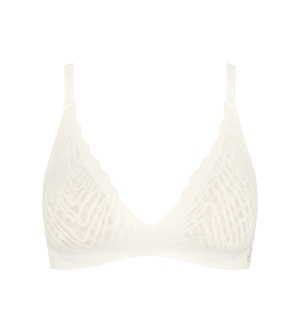 Sutien push-up fără armătură, Sloggi ZERO Feel Bliss THE UP P Bra Crem - Img 5
