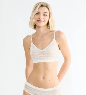 Sutien Push-up, Sloggi FREE Evolve PU Lace Crem