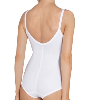 Body cu dantelă, Triumph Formfit Body Suit Alb - Img 2
