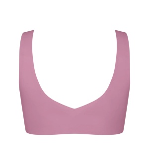 Bustieră invizibilă, Sloggi ZERO Feel 2.0 Bralette Roz - Img 6