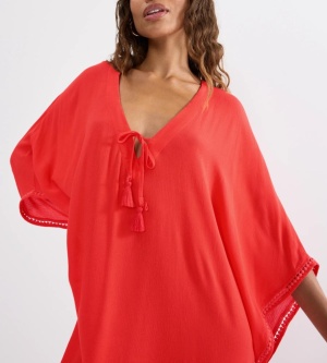Caftan de plajă Triumph Beach MyWear Kaftan Coral - Img 3