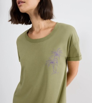 Cămașă de noapte, Triumph Nightdresses NDK Verde - Img 3