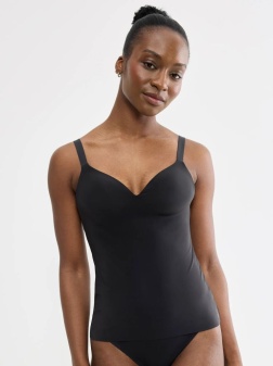Maieu cu sutien Lift up integrat, Sloggi ZERO Feel 2.0 THE UP Bra Shirt Negru
