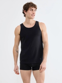 Maiou bărbătesc din bumbac, Sloggi SLG Base Tank Top Negru