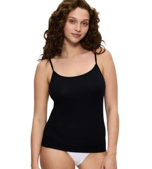Maiou fin din bumbac, Triumph Sense Of Cotton Spaghetti Top - Img 6