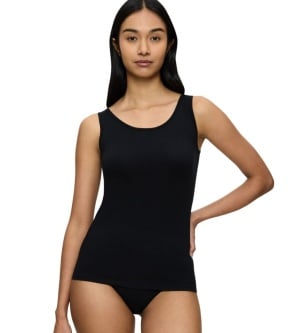 Maiou slim fit cu bretele late din bumbac, Triumph Sense Of Cotton Tank Top - Img 6