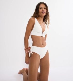 Slip de baie reglabil cu acoperire medie, Triumph Summer Dune Midi Crem - Img 4
