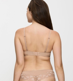 Sutien buretat cu bretele detașabile, Triumph Lovely Micro WHPM Bej - Img 9