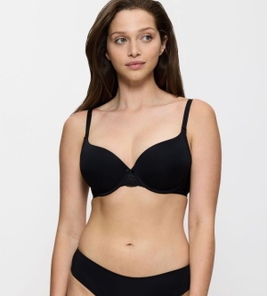 Sutien buretat cu bretele detașabile, Triumph Lovely Micro WHPM Negru - Img 9