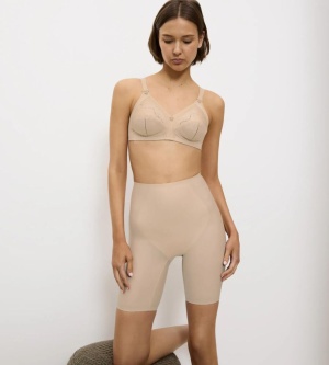 Sutien clasic, fără armătură Triumph Doreen + Cotton 01 N Bej - Img 4
