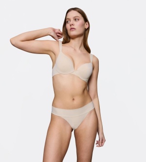 Sutien cu armătură inovatoare Comfort wire, Triumph Body Make-Up Illusion WP Bej - Img 4