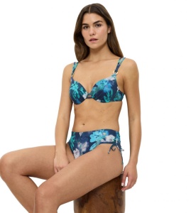 Sutien de baie cu sârmă și cupe buretate, imprimeu tropical, Triumph Summer Fleur WP - Img 8