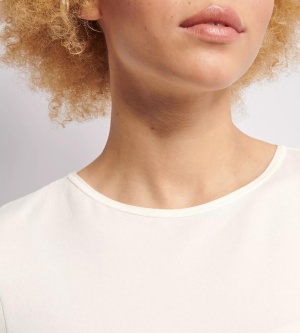 Tricou femei Sloggi EVER EASE din bumbac organic, Sloggi EVER Ease T-Shirt Crem - Img 3