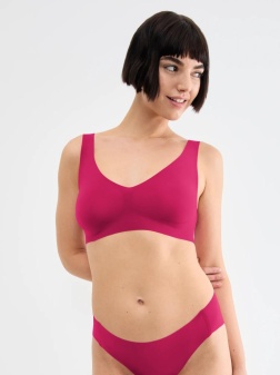 Bustieră invizibilă, fără cusături, Sloggi ZERO Feel 2.0 Bralette Ciclam
