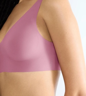 Bustieră invizibilă, Sloggi ZERO Feel 2.0 Bralette Roz - Img 3