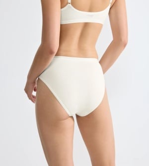Chilot damă clasic din bumbac organic, Sloggi GO Daily Cotton Tai Crem - Img 2