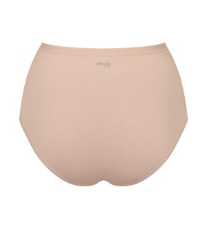 Chilot damă cu talie înaltă Sloggi GO Daily Cotton Highwaist Bej - Img 6