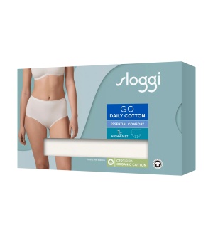 Chilot damă cu talie înaltă Sloggi GO Daily Cotton Highwaist Crem - Img 8