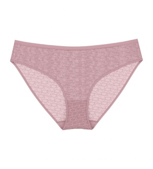 Chilot elegant, dantelat, Triumph Signature Sheer Tai Lila - Img 6