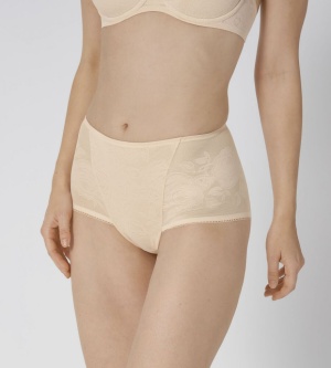 Chilot modelator, talie înaltă, cu design elegant, Triumph Wild Rose Sensation Maxi Bej
