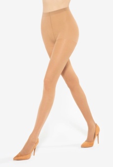 Ciorapi semi-mate cu lycra, Gatta Laura 40 Den culoare Golden - Img 2