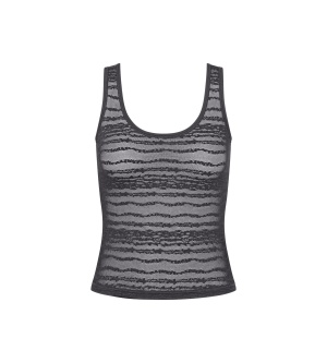 Maieu din dantelă reversibil, Sloggi FREE Evolve Tank Top Lace Negru - Img 5