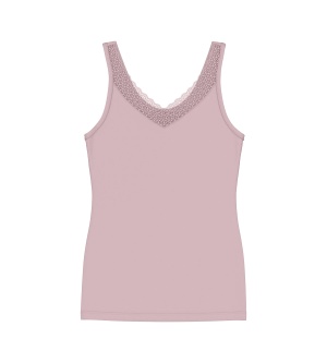 Maiou din Modal invizibilă cu bretele late, Triumph Feel of Modal Tank Top Roz - Img 5