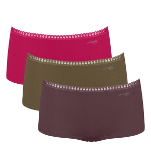 Pachet de 3 chiloți Sloggi GO Crush Short C3P