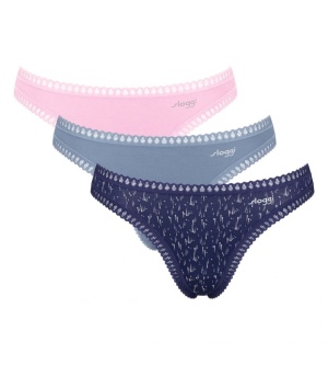 Pachet de 3 Chiloți tanga, Sloggi GO Crush String C3P - Img 2