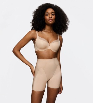 Pantaloni modelatori Triumph Body Make-Up Illusion Curve HW Short Bej