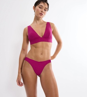 Slip de baie tip brazilian din lurex strălucitor, Triumph Summer Sunset Brazilian 01 Mov - Img 4