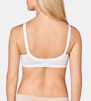 Sutien clasic, fără armătură, Triumph Claudette 104 N Alb - Img 2