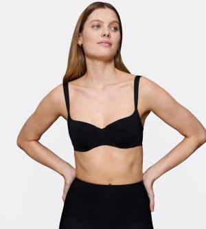 Sutien cu armătură inovatoare, Triumph Body Make-Up Illusion Balconette Negru