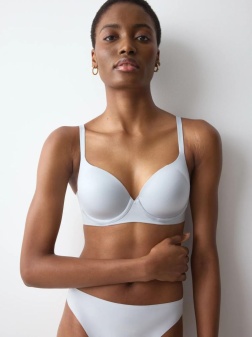 Sutien cu armătură și cupe căptușite, Triumph Body Make-up Soft Touch WP Gri - Img 3