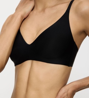 Sutien invizibil, fără armătură, Triumph Pure Micro N Negru - Img 4