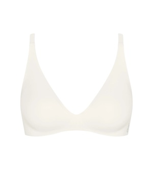 Sutien push-up cu burete detașabil, fără armătură, Sloggi ZERO Feel 2.0 THE UP P Bra Crem - Img 5