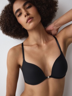 Sutien push-up cu închidere frontală Triumph Pure Micro WHUF Negru - Img 9