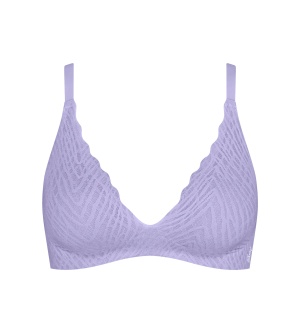 Sutien push-up fără armătură, Sloggi ZERO Feel Bliss THE UP P Bra Lila - Img 5