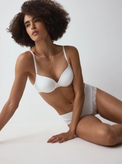 Sutien push-up Triumph Lovely Micro WHUM Alb - Img 3
