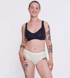 Chilot din bumbac organic ultra-moale, Sloggi GO Casual Midi - Img 3