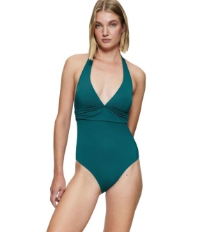 Costum de baie întreg fără armătură, cu burete detașabile, Triumph Summer Mix & Match OP Plunge - Img 6
