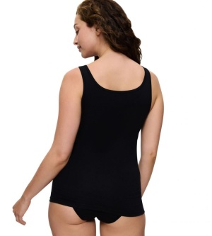 Maieu invizibil din bumbac, cu bretele late, Triumph Feel Of Cotton Tank Top - Img 7