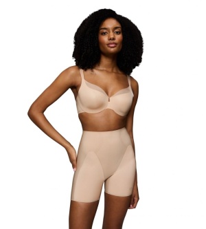Pantaloni modelatori Triumph Body Make-Up Illusion Curve HW Short Bej - Img 8