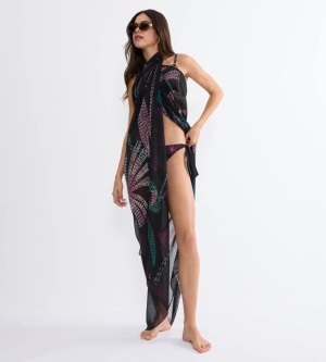 Pareo de plajă, Triumph Beach MyWear, mărime Uni - Negru
