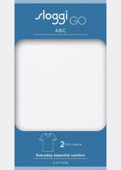 Set 2 bucati, Tricou pentru bărbați, Sloggi Men GO ABC 2.0 Alb - Img 6