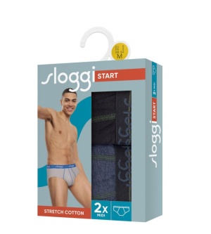 Set de 2 chiloti bărbați, Sloggi men Start Midi - Img 2