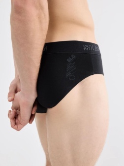 Set de 2 perechi de chiloți bărbătești, Sloggi SLG Base Brief C2P Negru - Img 3