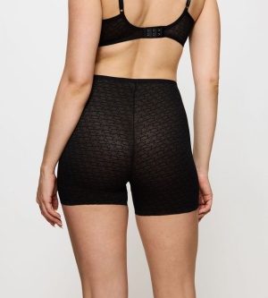 Short Triumph Signature Sheer Shorts Negru